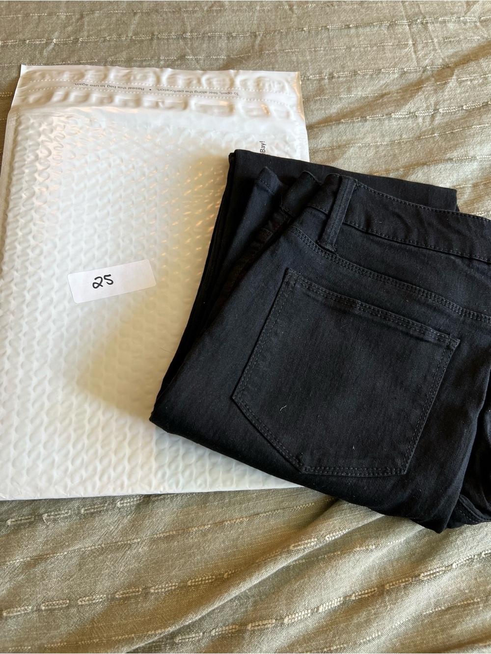 Faded Glory Black High-Rise Skinny Jeans